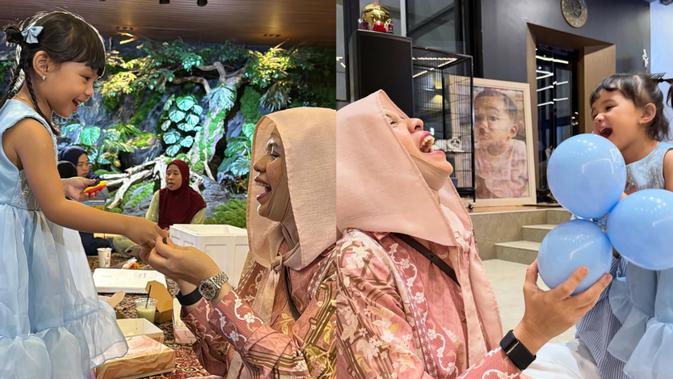 6 Potret Kedekatan Geni Faruk dengan Cucu-cucunya, Tertawa Bahagia Bareng