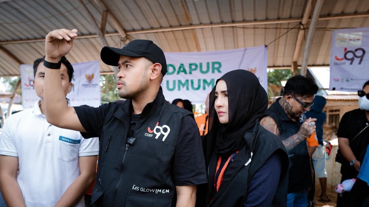 Juragan 99 dan Shandy Purnamasari Salurkan Bantuan Rp1 Miliar ke Sumatra